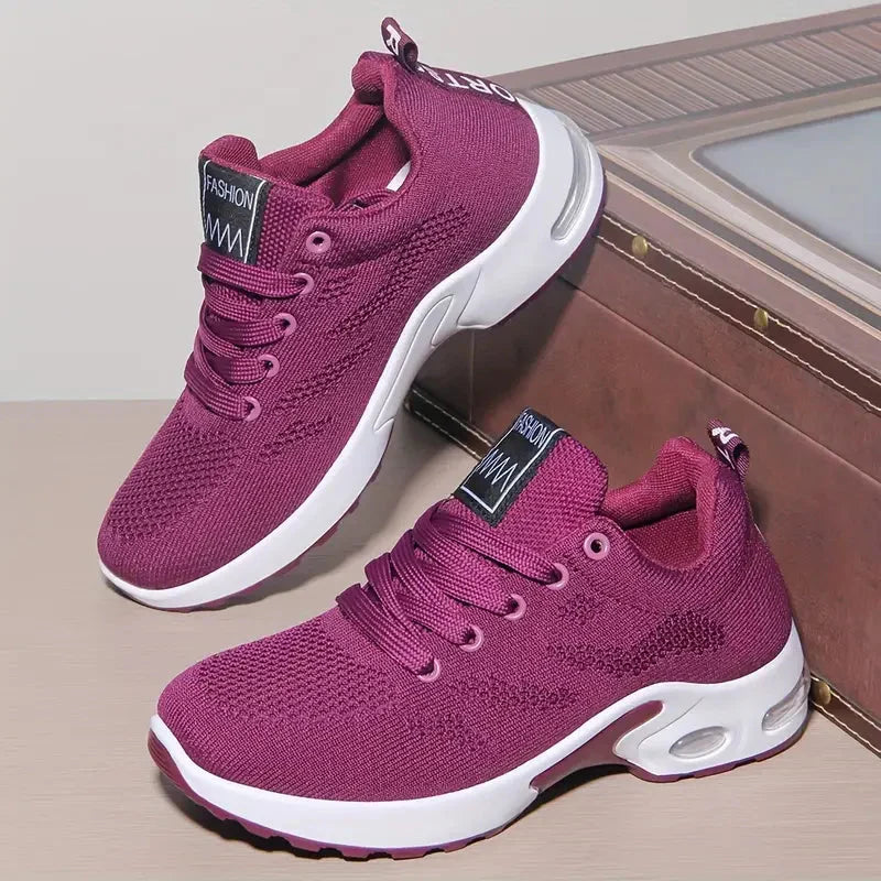 W&W Mode | Weiche Sohle Luftpolsterung Damen Turnschuhe Wanderschuhe
