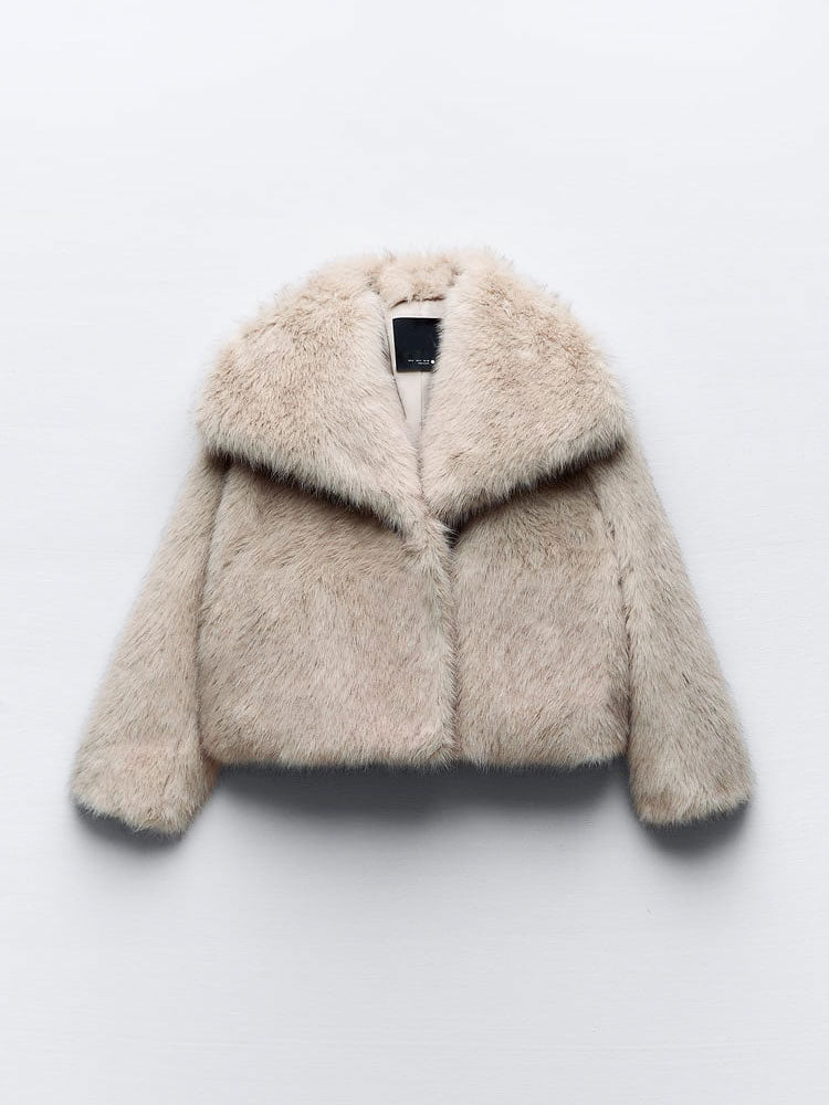 W&W Mode | Warme Pelzjacke für Damen im stilvollen Design