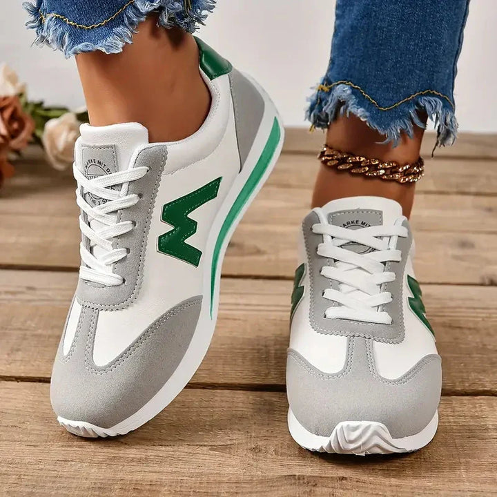 W&W Mode | Lace Up Lage Top Damessneakers Wandelschoenen