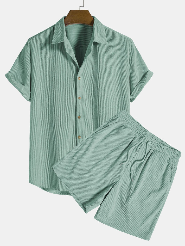 WW | Set Kurzarm Band Shirt Und Shorts Herrenkollektion
