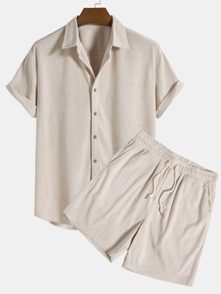 WW | Set Kurzarm Band Shirt Und Shorts Herrenkollektion