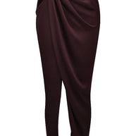 WW | Satin Corsage Top Und Maxirock Satz