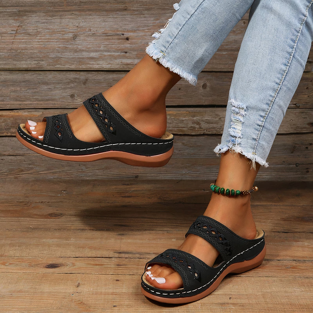W&W Mode Sandalen für Frauen- Ursel