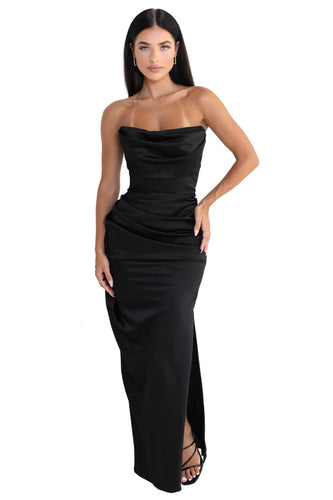 W&W Mode | Elegantes Korsett Maxikleid Für Einen Femininen Look