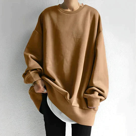 W&W Mode | Übergroßer Pullover Lose Passform Gemütlich Sweatshirt Damenbekleidung