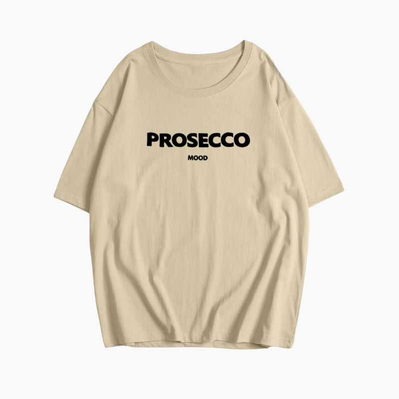WW | Übergroßes T Shirt Rundhalsausschnitt Lockere Passform T Shirts für Damen Damenbekleidung