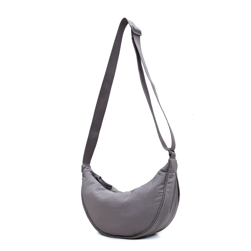 W&W Mode | Damenumhängetasche Half Moon mit verstellbarem Riemen