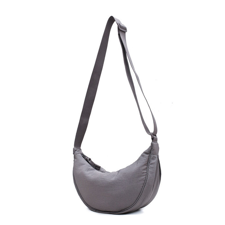 W&W Mode | Damenumhängetasche Half Moon mit verstellbarem Riemen