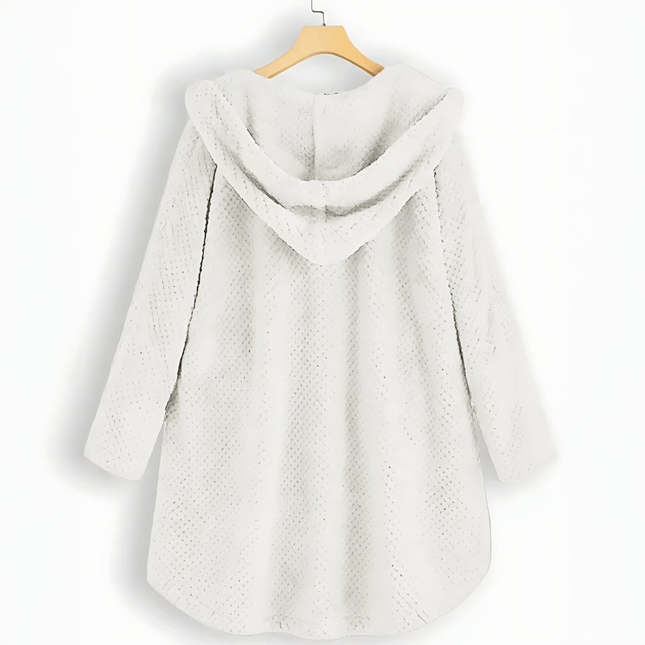 WW | Wärmende Strickjacke mit weichem Futter und Kapuze für Damen