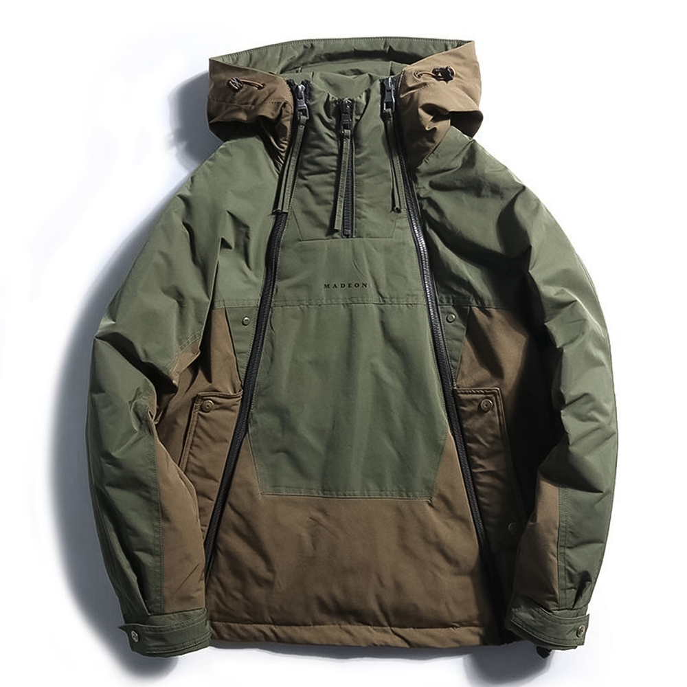 W&W Mode | Wasserdichte, Winddichte Daunenjacke