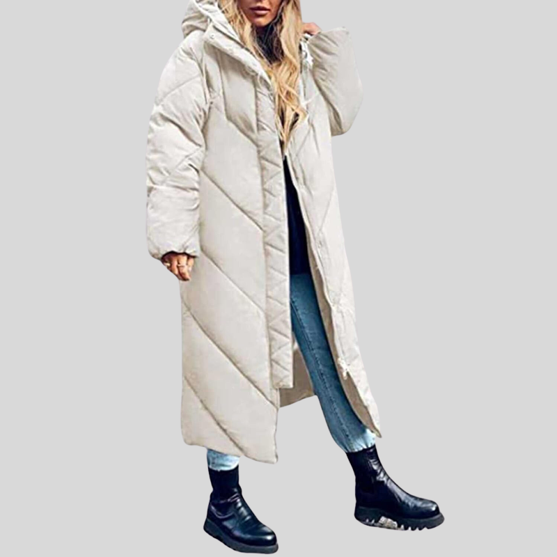 W&W Mode | Lange Winterjacke Mit Kapuze Damen