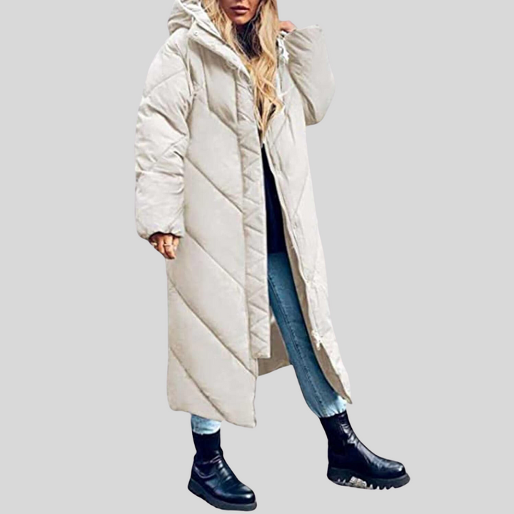 W&W Mode | Lange Winterjacke Mit Kapuze Damen