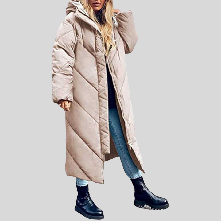 W&W Mode | Lange Winterjacke Mit Kapuze Damen