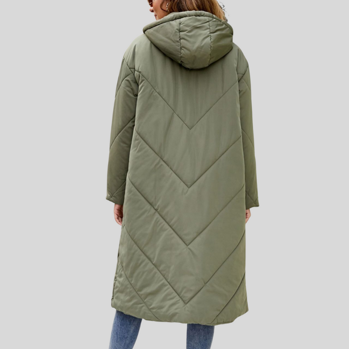 W&W Mode | Lange Winterjacke Mit Kapuze Damen