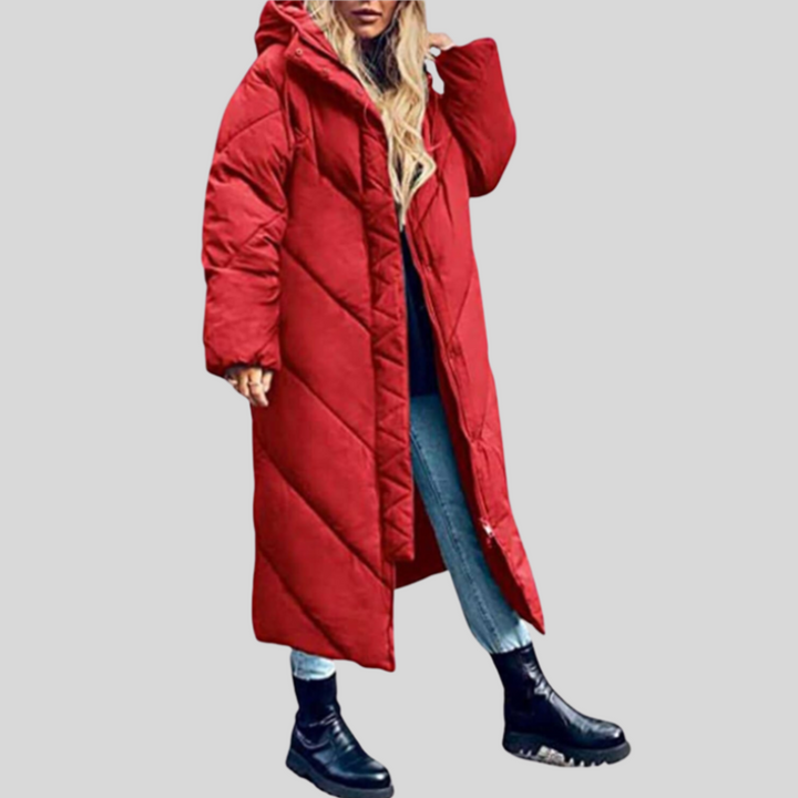 W&W Mode | Lange Winterjacke Mit Kapuze Damen