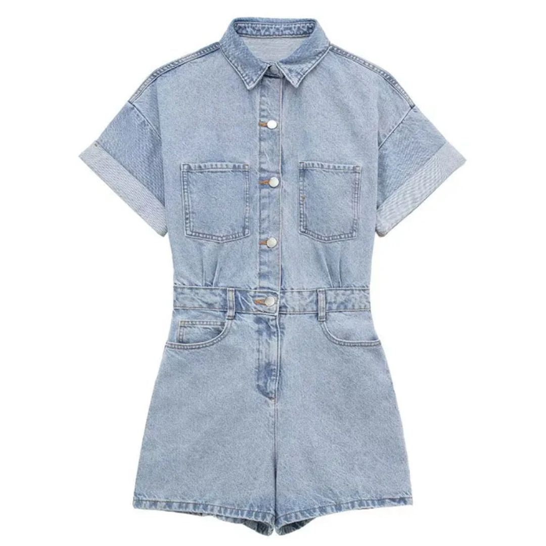 WW | Slimfit & Sexy denim jumpsuit