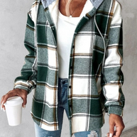 WW | Stil klassischer karierten Hoodie für Damen