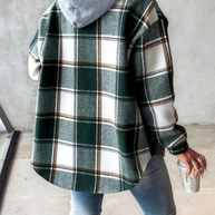 WW | Stil klassischer karierten Hoodie für Damen