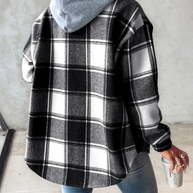 WW | Stil klassischer karierten Hoodie für Damen
