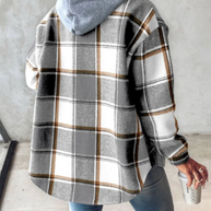 WW | Stil klassischer karierten Hoodie für Damen