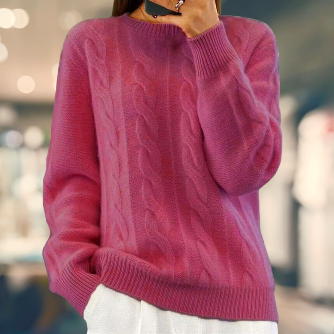 W&W Mode | Kabelgestrickter Pullover