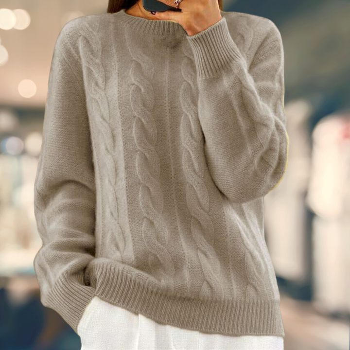 W&W Mode | Kabelgestrickter Pullover