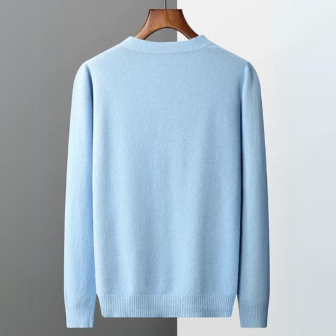 W&W Mode | Cashmere Strickjacke V-ausschnitt Knopfverschluss Weicher Leichter Strick