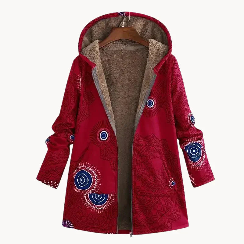 WW | Warmer Damenparka mit Stylischem Muster