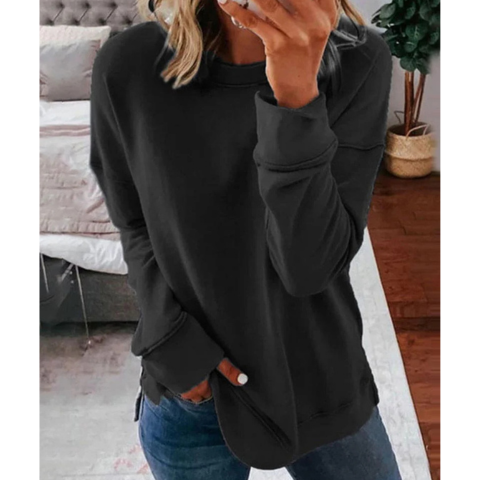 WW | Lässiger Plus Size Pullover Für Frauen