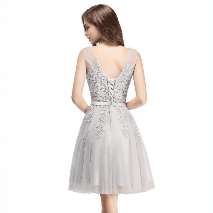 W&W Mode | Spitzenapplikation Kleid Für Die Hochzeit