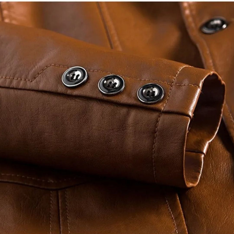 WW | Stylische Lederjacke Für Männer