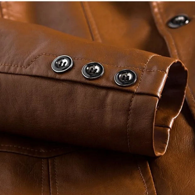 WW | Stylische Lederjacke Für Männer