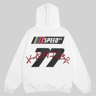 WW Hoodie - Weinlese - Speed Druck Gestickt