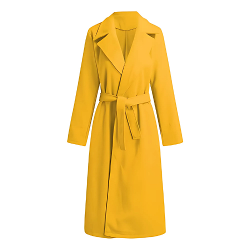 W&W Mode | langer Wickelmantel - stilvolle Winteroberbekleidung für Damen