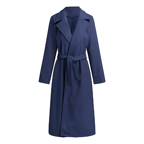 W&W Mode | langer Wickelmantel - stilvolle Winteroberbekleidung für Damen