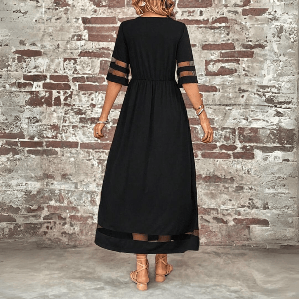 WW | Elegantes Schwingendes Maxikleid Für Damen