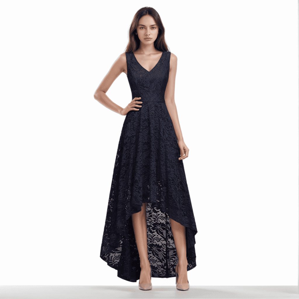 WW | Elegante Asymmetrische Kleid Für Eine Hochzeit