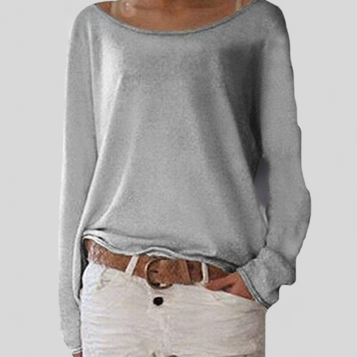 W&W Mode | Eleganter Leichter Pullover Mit Rundhalsausschnitt