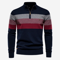 WW | Retro Pullover mit Viertelreißverschluss