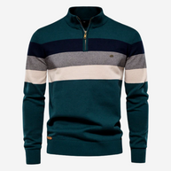 WW | Retro Pullover mit Viertelreißverschluss