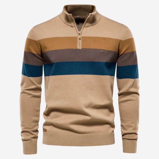 WW | Retro Pullover mit Viertelreißverschluss
