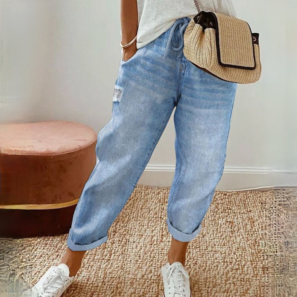 W&W Mode | Boho Sommerhose aus gutem Stoff Design