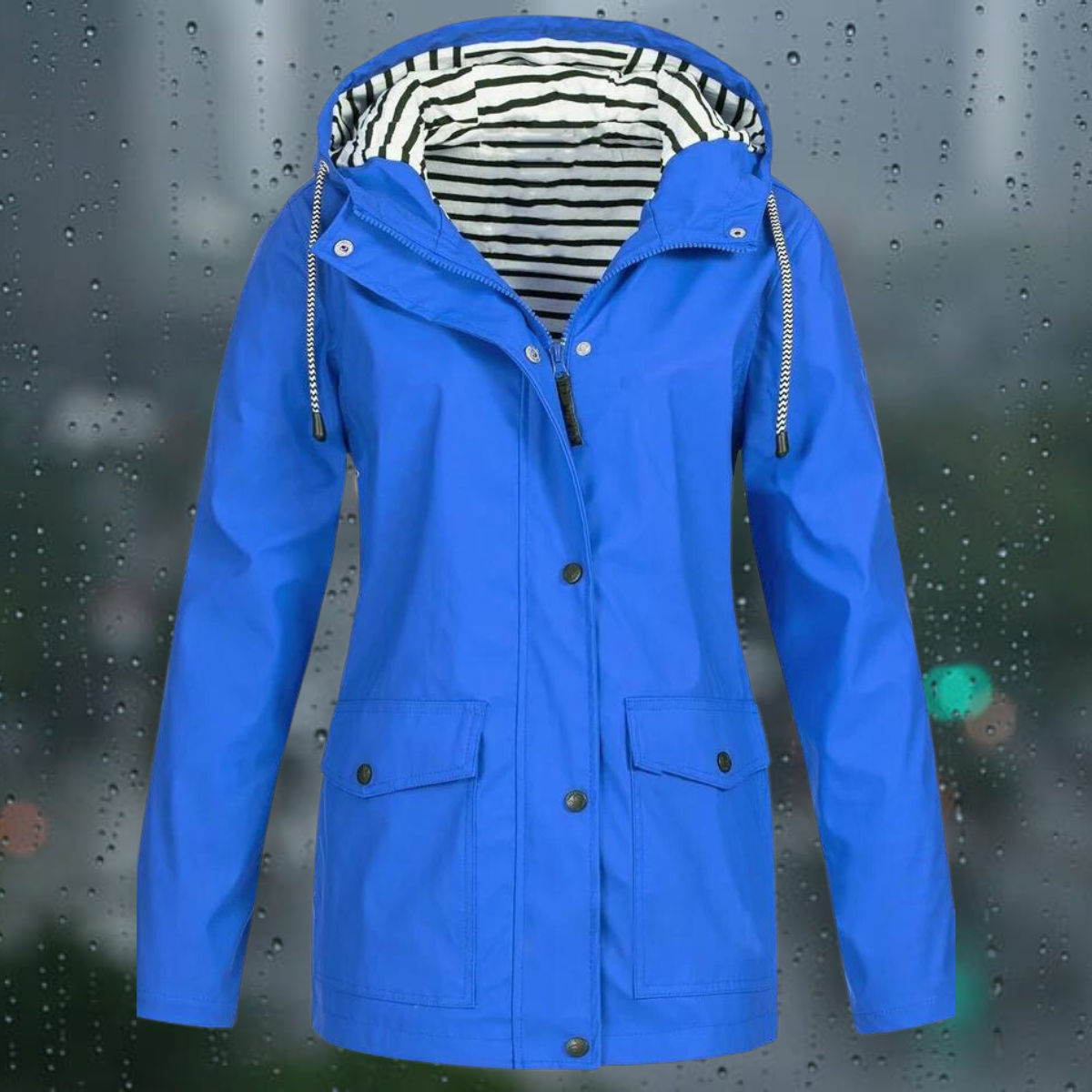WW | Lässige Winddichte Regenjacke für Damen