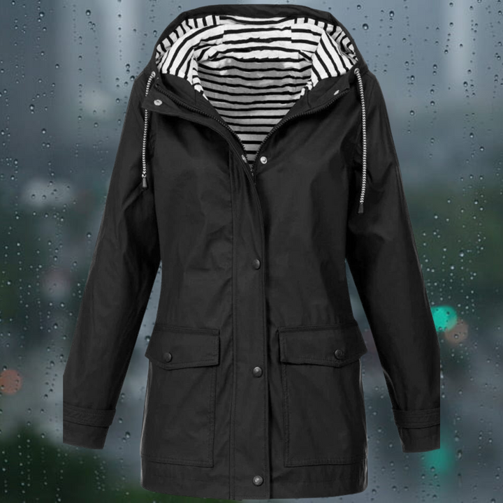 W&W Mode - Damen wasserdichter utilitarischer Mantel