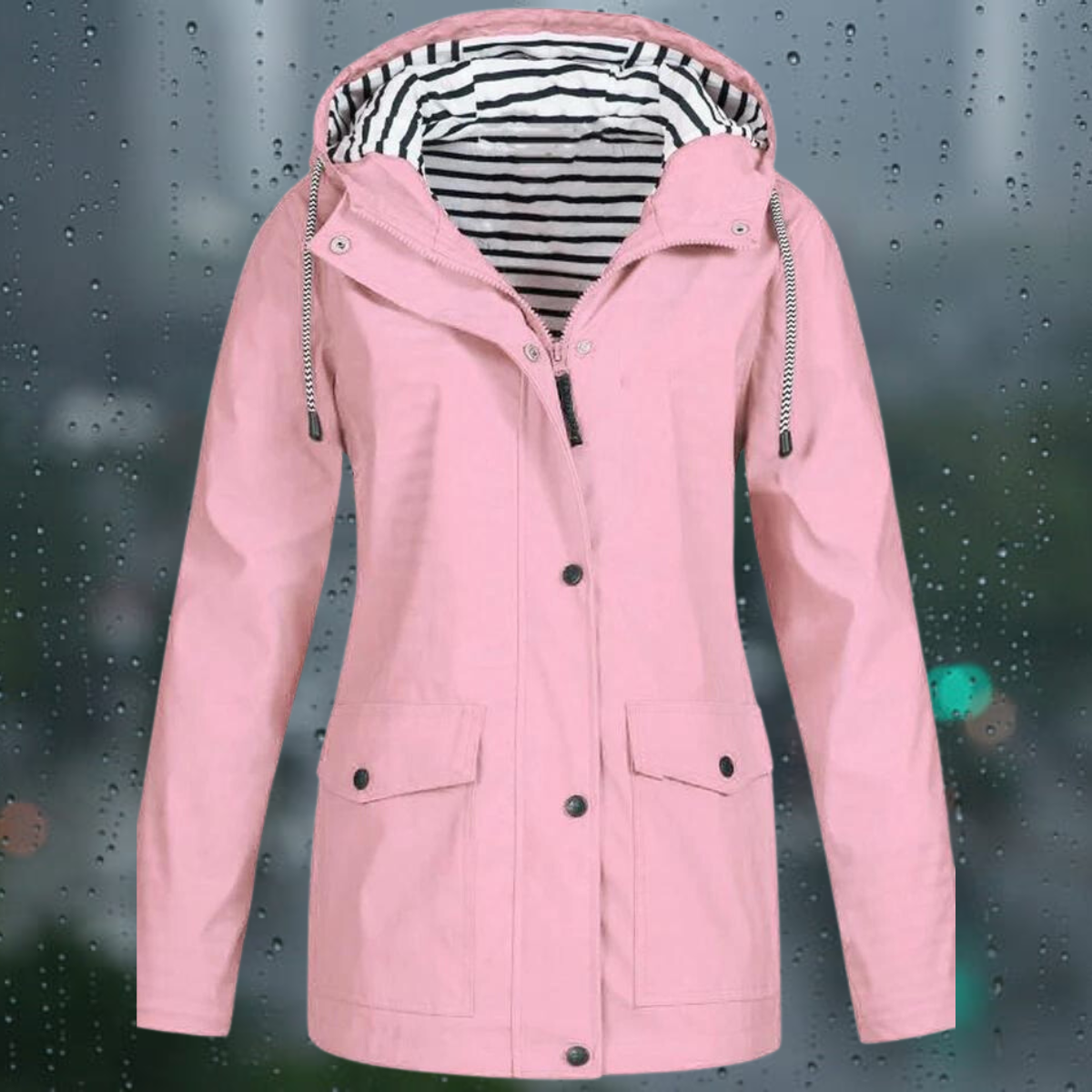 WW | Lässige Winddichte Regenjacke für Damen