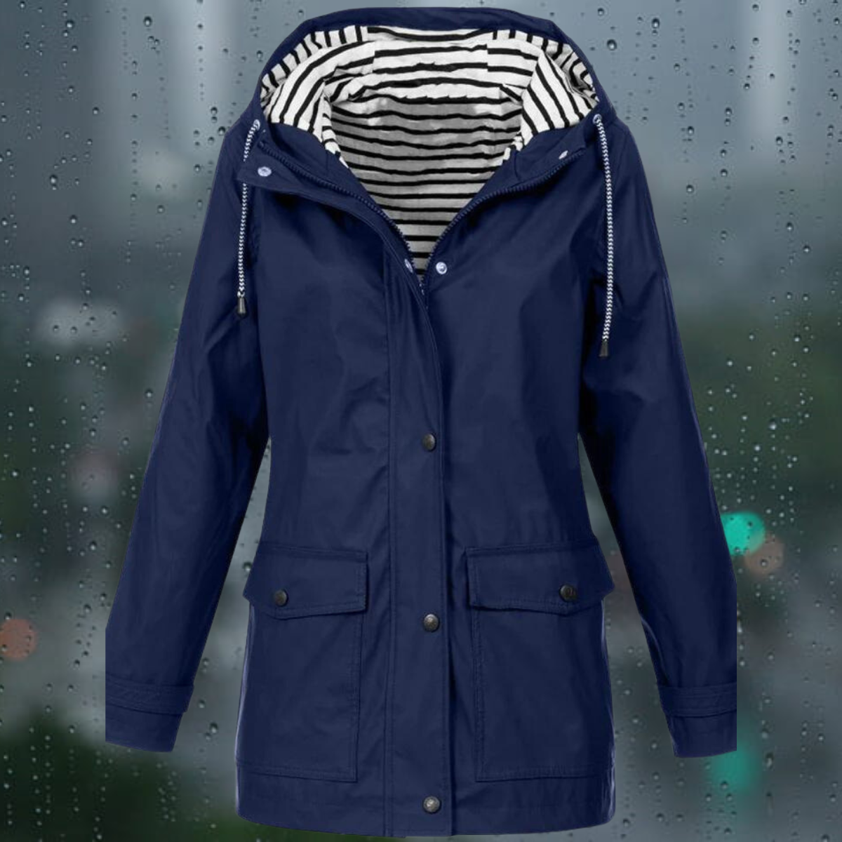 WW | Lässige Winddichte Regenjacke für Damen