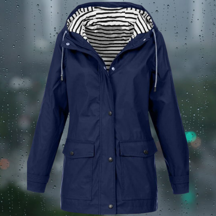 W&W Mode - Damen wasserdichter utilitarischer Mantel