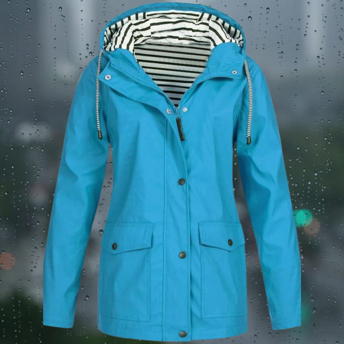 WW | Lässige Winddichte Regenjacke für Damen