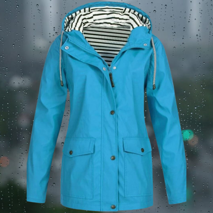 W&W Mode - Damen wasserdichter utilitarischer Mantel