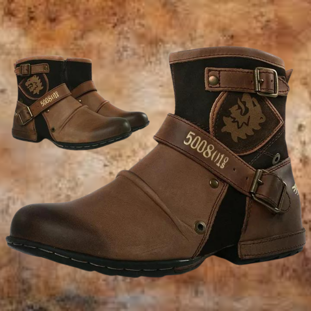 W&W Mode HERRENSTIEFEL IM VINTAGE-STIL